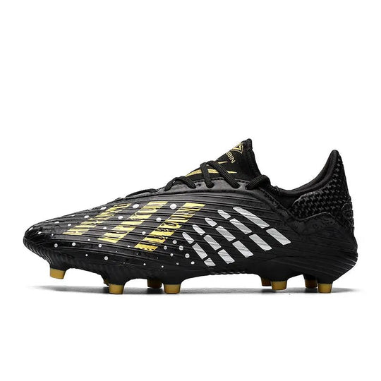 Football Shoes Size 6 - Black | High - Quality & Stylish | Men's Soccer Gear - Allen - Fitness