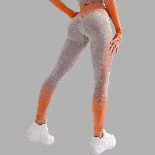 High Waist Workout Leggings for Women - Sexy Push Up, Seamless, Ankle - Length - Allen - Fitness
