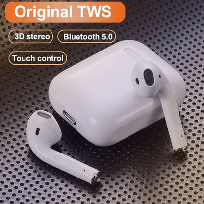 i12 TWS Stereo Wireless 5.0 Bluetooth Earbuds Headset with Charging Box - Allen - Fitness