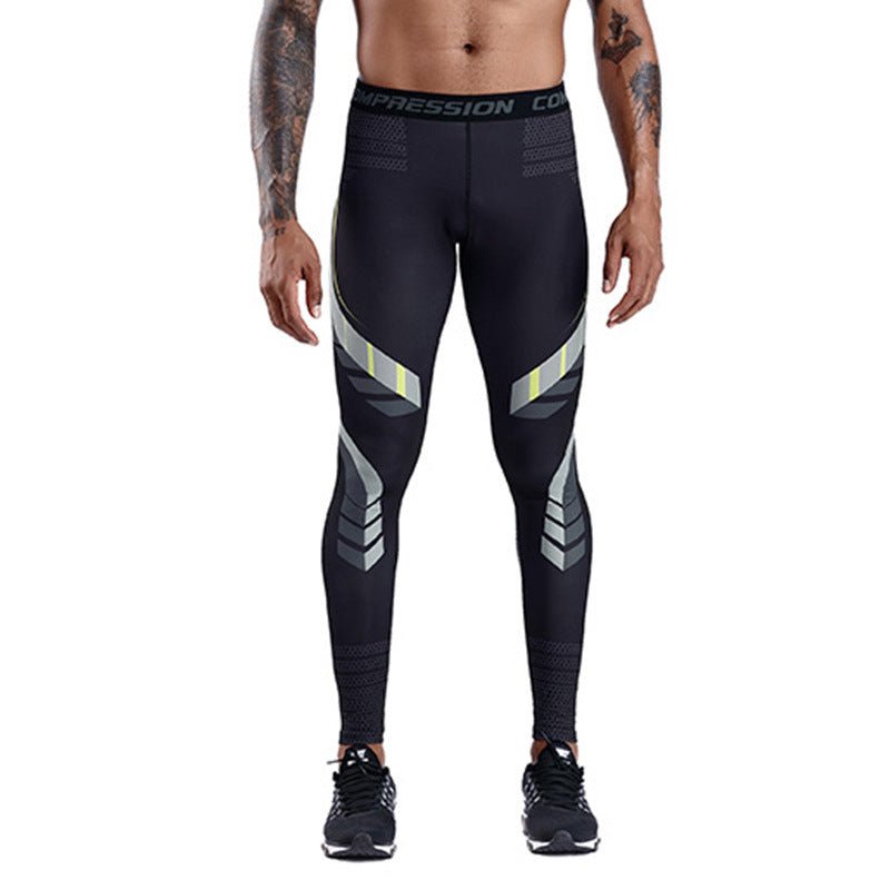 Improved product title: High - Performance Men's Running Compression Leggings for Training and Running - Allen - Fitness