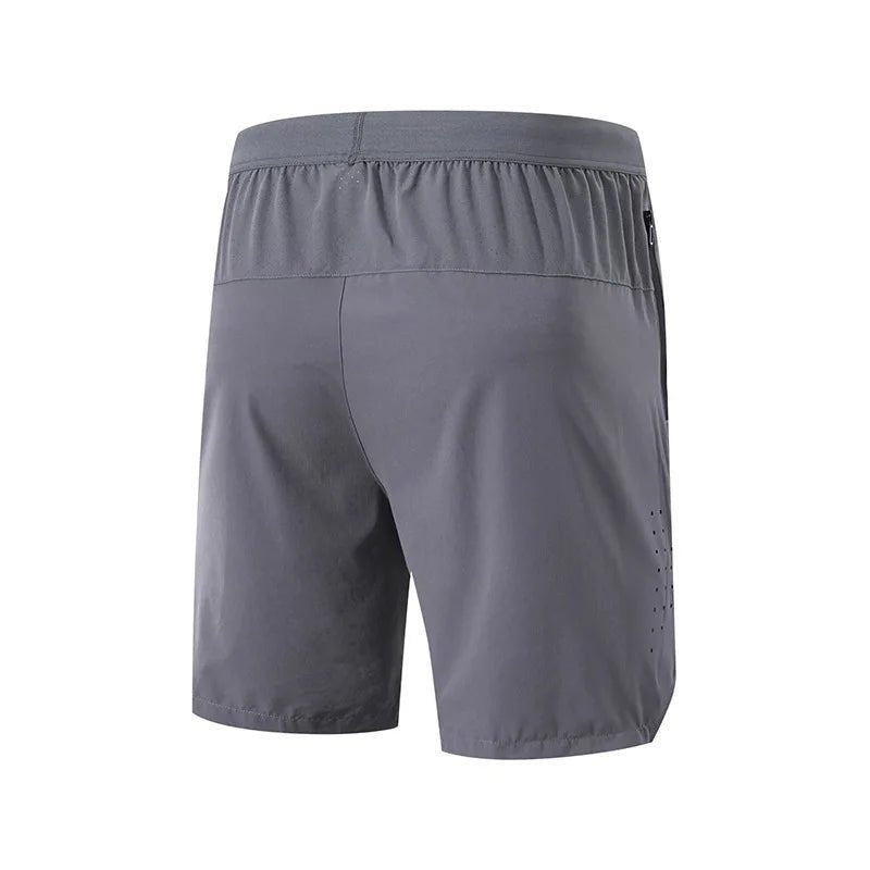 Men's 7" Breathable Workout Running Shorts Quick Dry Lightweight Gym Shorts with Zip Pockets - Allen - Fitness