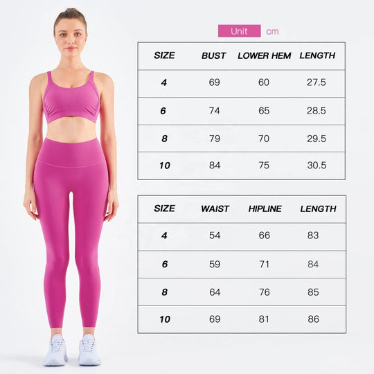 New Drop Yoga Outfit Women Sets in Buttery Soft Fabric with Ruched Sports Bra & High Waist Leggings - Allen - Fitness