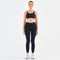 New Drop Yoga Outfit Women Sets in Buttery Soft Fabric with Ruched Sports Bra & High Waist Leggings - Allen - Fitness