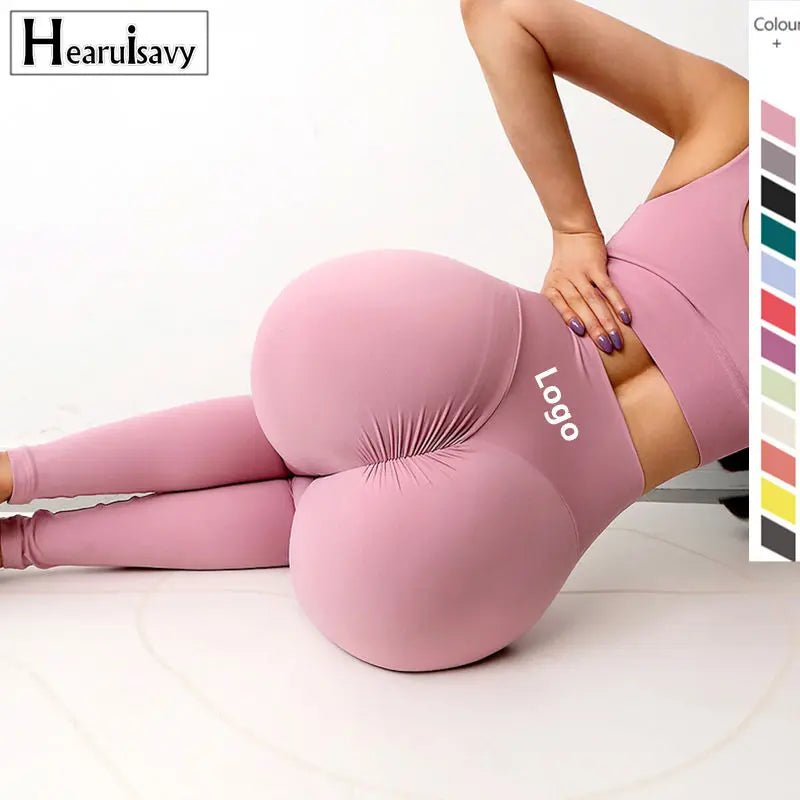 Scrunch Butt Lift Workout Leggings High Quality Naked - Feel Tummy Control Yoga Pant Female High Waist Gym V shape Leggings - Allen - Fitness