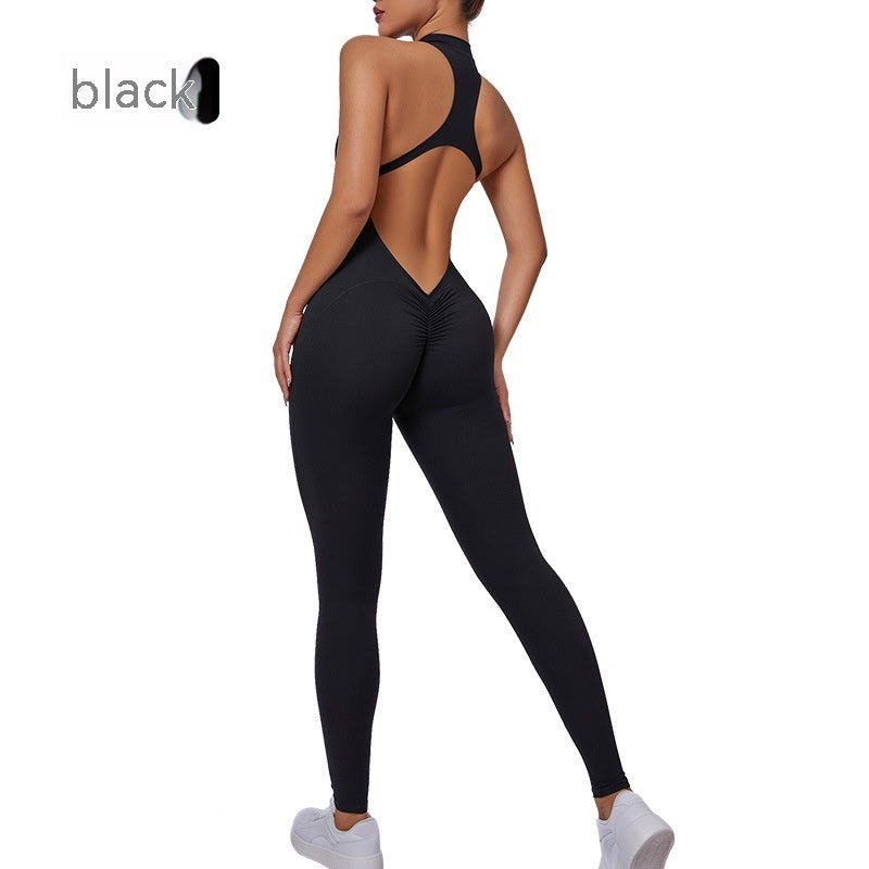 Women's Standing Neck Zippered Cardigan Yoga Sportswear - Allen - Fitness